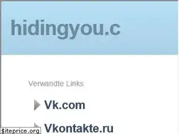 Sites similar to hidingyou.com