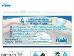 Sites similar to hidroplayas.gob.ec