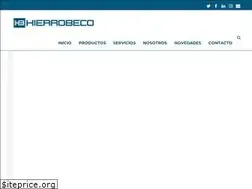 Sites similar to hierrobeco.com