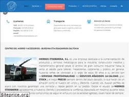 Sites similar to hierrosetxebarria.com