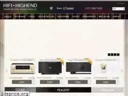 Sites similar to hifi-highend.ee