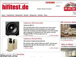 Sites similar to hifitest.de