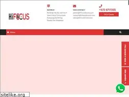 Sites similar to hifocusbrunei.com