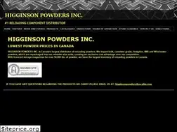 Sites similar to higginsonpowders.com
