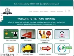 Sites similar to highaimstraining.co.uk