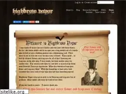Sites similar to highbrowvapor.com