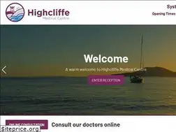 Sites similar to highcliffemedicalcentre.co.uk