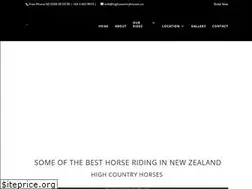 Sites similar to highcountryhorses.nz