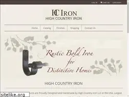 Sites similar to highcountryiron.com