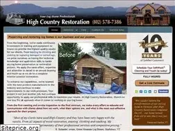 Sites similar to highcountryrestoration.com