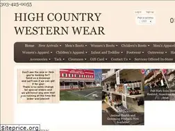 Sites similar to highcountrywesternwear.com