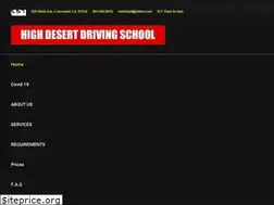 Sites similar to highdesertdrivingschool.com