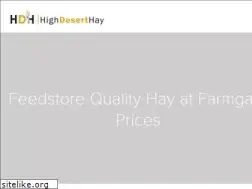 Sites similar to highdeserthay.com