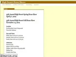 Sites similar to highdeserthomeshows.com
