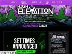Sites similar to highelevationfestival.com