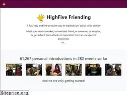 Sites similar to highfivefriending.com