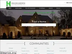 Sites similar to highgarden-raleigh.com