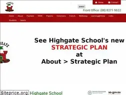 Sites similar to highgates.sa.edu.au