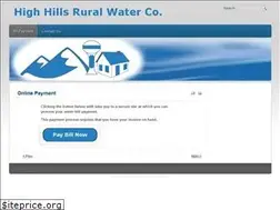 Sites similar to highhillsruralwater.com
