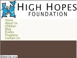 Sites similar to highhopesfoundation.org