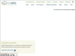Sites similar to highhopestr.org