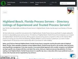 Sites similar to highlandbeachprocessserver.com
