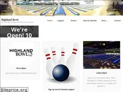 Sites similar to highlandbowl.com