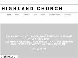 Sites similar to highlandchurch.net