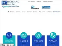Sites similar to highlandclinic.com