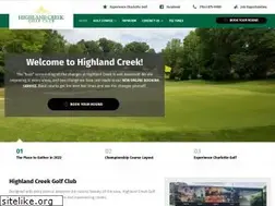 Sites similar to highlandcreekgolfclub.com