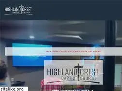 Sites similar to highlandcrestbaptist.com