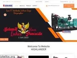Sites similar to highlander.co.id