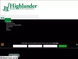 Sites similar to highlandercenter.org