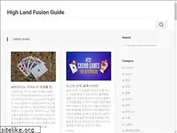 Sites similar to highlandfusion.com