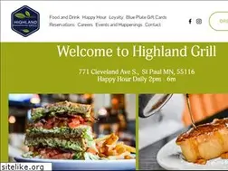 Sites similar to highlandgrill.com