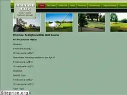 Sites similar to highlandhillsgolfclub.com