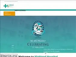 Sites similar to highlandhospital.in