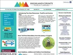 Sites similar to highlandlibrary.homestead.com