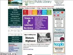 Sites similar to highlandlibrary.info