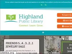 Sites similar to highlandlibrary.org