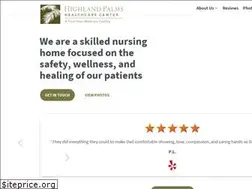 Sites similar to highlandpalmshc.com