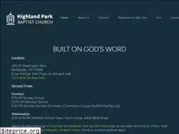 Sites similar to highlandparkbaptist.net