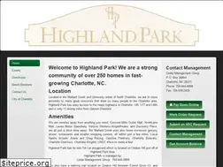 Sites similar to highlandparkhoa.org