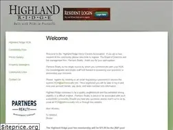 Sites similar to highlandridge.co