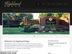 Sites similar to highlandridgehoa.org