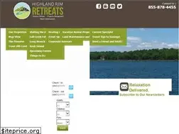 Sites similar to highlandrimretreats.com