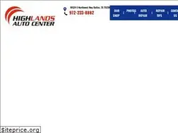 Sites similar to highlandsautocenterdallas.com