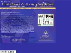 Sites similar to highlandsculinaryweekend.com