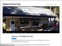 Sites similar to highlandstreetcafe.com