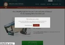Sites similar to highlandtitles.com